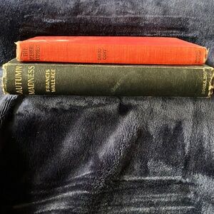 Vintage Black‎ and Red Hardcover Books